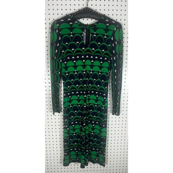 Banana Republic Mad Men collection retro style print dress size 0 - Picture 2 of 8